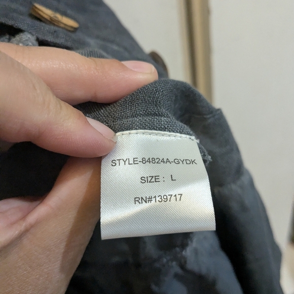 NWT Crosstree Lane Linen Jacket Lagenlook - Picture 4 of 7